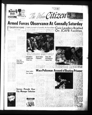 Primary view of object titled 'The Waco Citizen (Waco, Tex.), Vol. 27, No. 36, Ed. 1 Friday, May 20, 1960'.