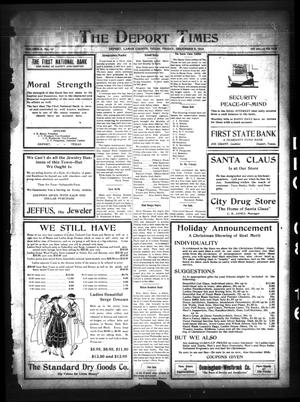 The Deport Times (Deport, Tex.), Vol. 8, No. 43, Ed. 1 Friday, December 8, 1916