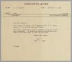 Letter: [Letter from Thomas L. James to I. H. Kempner, February 4, 1955]