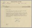 Letter: [Letter from Thomas L. James to D. W. Kempner, April 19, 1955]