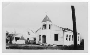 [A damaged church after the 1947 Texas City Disaster]