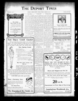 The Deport Times (Deport, Tex.), Vol. 9, No. 9, Ed. 1 Friday, March 30, 1917
