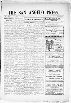 The San Angelo Press. (San Angelo, Tex.), Vol. 7, No. 3, Ed. 1, Wednesday, January 21, 1903