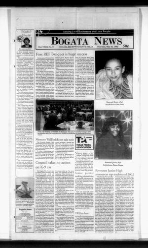 Bogata News (Bogata, Tex.), Vol. 91, No. 51, Ed. 1 Thursday, May 16, 2002