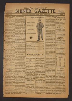 Shiner Gazette (Shiner, Tex.), Vol. 43, No. 11, Ed. 1 Thursday, March 12, 1936