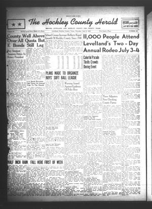 Primary view of object titled 'The Hockley County Herald (Levelland, Tex.), Vol. 21, No. 49, Ed. 1 Thursday, July 5, 1945'.