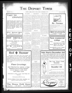 The Deport Times (Deport, Tex.), Vol. 9, No. 41, Ed. 1 Friday, December 7, 1917