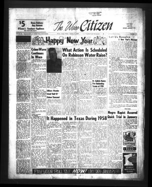 The Waco Citizen (Waco, Tex.), Vol. 23, No. 43, Ed. 1 Friday, January 2, 1959