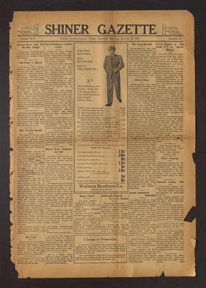 Shiner Gazette (Shiner, Tex.), Vol. 44, No. 43, Ed. 1 Thursday, October 28, 1937