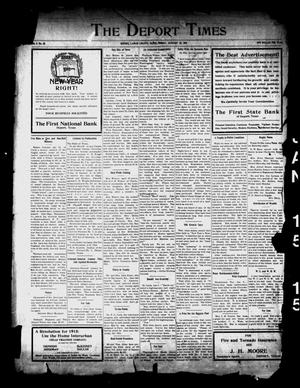 The Deport Times (Deport, Tex.), Vol. 6, No. 50, Ed. 1 Friday, January 15, 1915