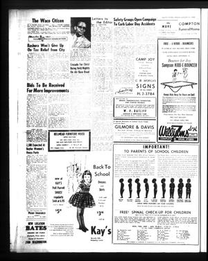 Primary view of object titled 'The Waco Citizen (Waco, Tex.), Vol. [27], No. [50], Ed. 1 Friday, August 26, 1960'.
