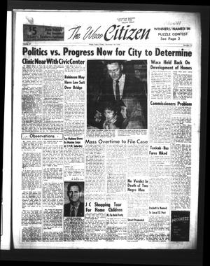Primary view of object titled 'The Waco Citizen (Waco, Tex.), Vol. 27, No. 14, Ed. 1 Friday, December 18, 1959'.