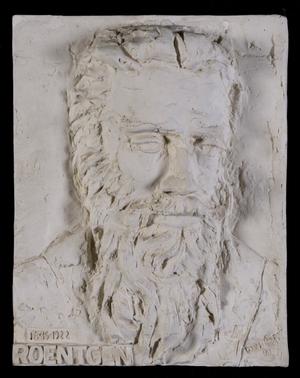 Primary view of object titled '[Bas-relief of Roentgen]'.