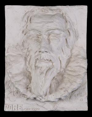 Primary view of object titled '[Bas-relief of Paré]'.