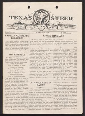 The Texas Steer (U. S. S. Texas), Vol. 5, No. 38, Ed. 1 Saturday, November 17, 1934