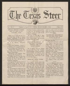 The Texas Steer (U. S. S. Texas), Vol. 1, No. 5, Ed. 1 Sunday, March 1, 1925