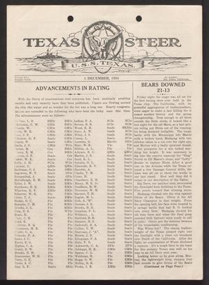Primary view of object titled 'The Texas Steer (U. S. S. Texas), Vol. 5, No. 40, Ed. 1 Saturday, December 1, 1934'.