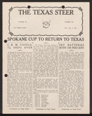 The Texas Steer (U. S. S. Texas), Vol. 3, No. 12, Ed. 1 Saturday, December 5, 1931