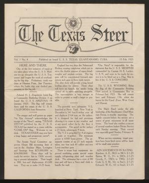 The Texas Steer (U. S. S. Texas), Vol. 1, No. 4, Ed. 1 Sunday, February 15, 1925