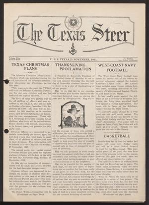 The Texas Steer (U. S. S. Texas), Vol. 5, No. 4, Ed. 1 Saturday, November 25, 1933