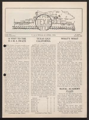 The Texas Steer (U. S. S. Texas), Vol. 4, No. 29, Ed. 1 Saturday, April 22, 1933