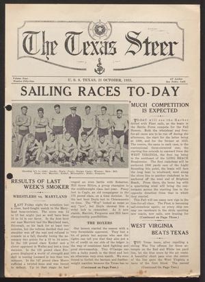 Primary view of object titled 'The Texas Steer (U. S. S. Texas), Vol. 4, No. 51, Ed. 1 Saturday, October 21, 1933'.