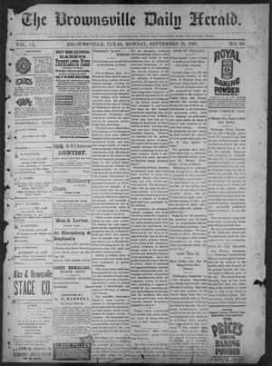 Primary view of The Brownsville Daily Herald. (Brownsville, Tex.), Vol. 6, No. 66, Ed. 1, Monday, September 20, 1897