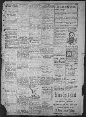 Primary view of object titled 'The Brownsville Daily Herald. (Brownsville, Tex.), Vol. 6, No. 72, Ed. 1, Monday, September 27, 1897'.