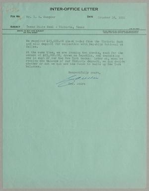 [Letter from George Andre to I. H. Kempner, October 18, 1955]