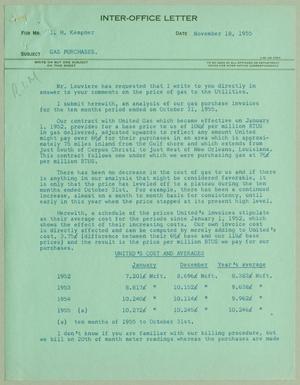 [Letter from George Andre to I. H. Kempner, November 18, 1955]