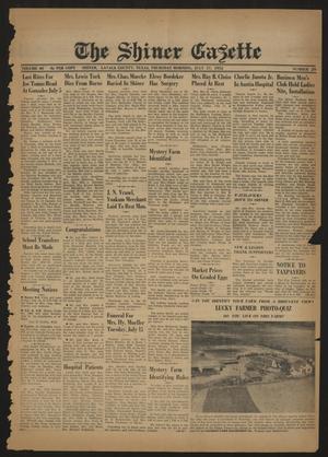 The Shiner Gazette (Shiner, Tex.), Vol. 60, No. 29, Ed. 1 Thursday, July 17, 1952