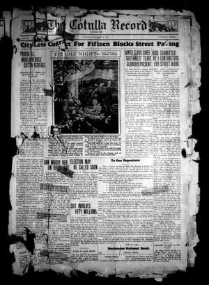 Primary view of object titled 'The Cotulla Record (Cotulla, Tex.), Vol. 28, No. [45], Ed. 1 Saturday, December 25, 1926'.