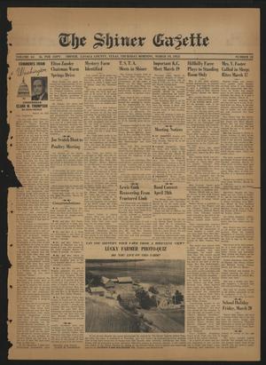 The Shiner Gazette (Shiner, Tex.), Vol. 61, No. 12, Ed. 1 Thursday, March 19, 1953