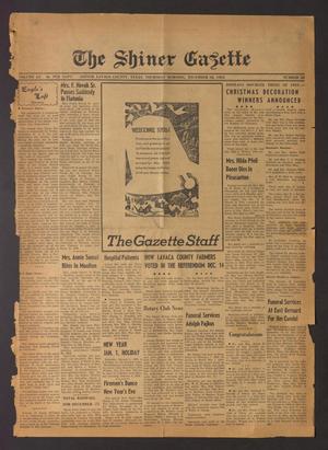 Primary view of object titled 'The Shiner Gazette (Shiner, Tex.), Vol. 62, No. 52, Ed. 1 Thursday, December 30, 1954'.