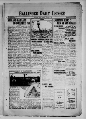 Ballinger Daily Ledger (Ballinger, Tex.), Vol. 20, No. 111, Ed. 1 Thursday, August 13, 1925