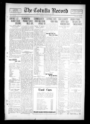 The Cotulla Record (Cotulla, Tex.), Vol. 30, No. 25, Ed. 1 Thursday, August 16, 1928