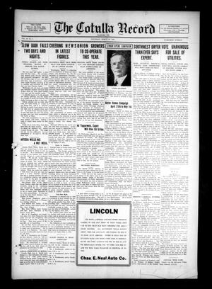The Cotulla Record (Cotulla, Tex.), Vol. 28, No. 1, Ed. 1 Saturday, March 20, 1926