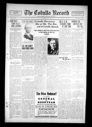 The Cotulla Record (Cotulla, Tex.), Vol. 30, No. 15, Ed. 1 Thursday, June 7, 1928
