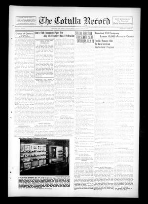 Primary view of object titled 'The Cotulla Record (Cotulla, Tex.), Vol. 44, No. 52, Ed. 1 Friday, June 20, 1941'.