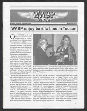 Primary view of object titled 'WASP News, Volume 40, Number 2, December, 2002'.