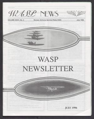 Primary view of object titled 'WASP News, Volume 35, Number 2, July, 1996'.