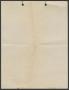 Thumbnail image of item number 2 in: '[Memorandum Receipt for Parachute, November 11, 1944]'.