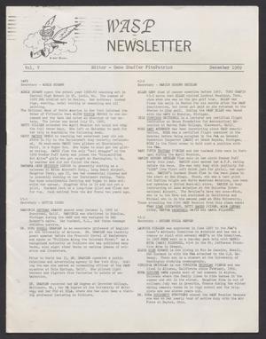 Primary view of object titled 'WASP Newsletter, Volume 5, December, 1969'.