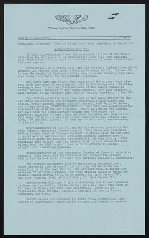 Primary view of object titled '[Newsletter: Region 2, July 1989]'.