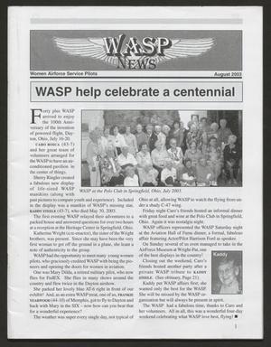 WASP News, Volume 41, Number 2, August, 2003