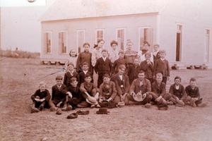 [Photograph of Truby School students]