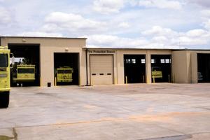 Primary view of object titled '[Fire Department at Dyess AFB]'.