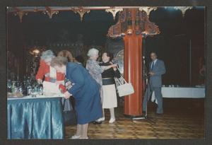 [Charlyne Creger and Woman Dancing at Banquet]