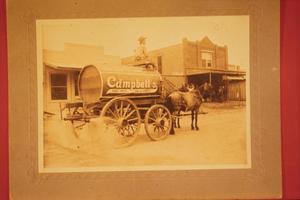 Primary view of object titled '[J. D. Moore's Water Wagon]'.