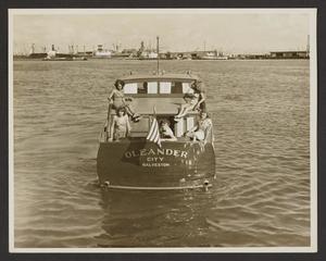 [Women on Boat in Galveston #2]